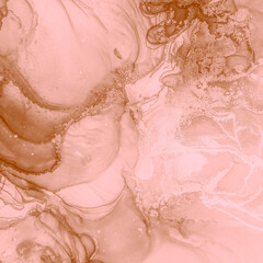 Fototapeta premium Alcohol Ink Texture. Fabric Pattern. Pastel