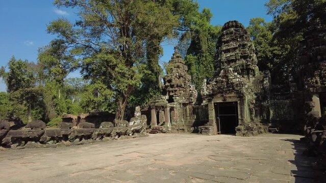 prasat preah khan angkor temple in cambodia