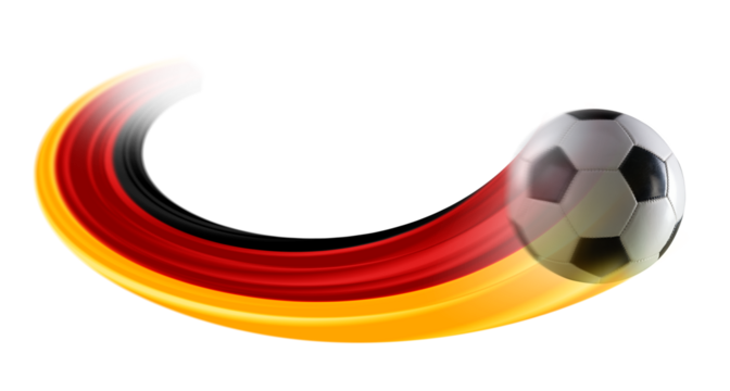 European football championship advertisement with soccer ball