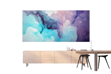 Beautiful Resin Wall Art Isolated On Transparent Background