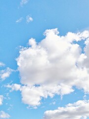 blue sky with clouds