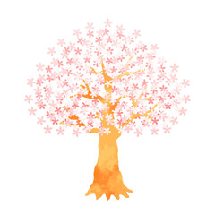 綺麗な桜の木のイラスト