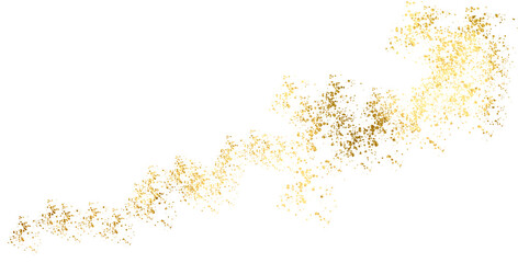 Gold sparkle splatter border. Gold Foil Frame Gold stroke, gold splatter on transparent background for wedding invitation.