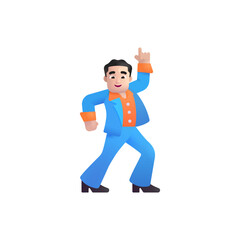 Man Dancing : Light Skin Tone