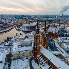 Zimowy Wrocław