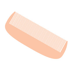 Used hair comb (sisir rambut) on a white background.