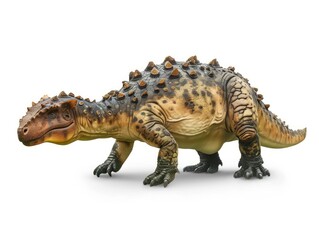 Obraz premium Ankylosaurus isolated on white background