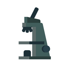 microscope isolated on white