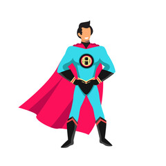 uperheroes Characters, vector illustration.