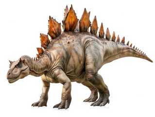 Obraz premium Stegosaurus isolated on white background