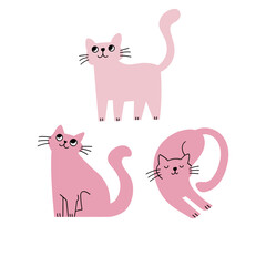 Cute and funny romantic cats for Valentine's day. Holiday inspiration.