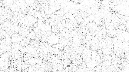 Black grainy texture isolated on white background. Dust overlay. Dark noise granules. Vector design elements, illustration. Hand crafted vector texture. 