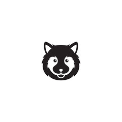 raccoon cute icon logo design vector