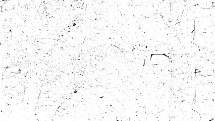 Texture of black and white lines, scratches, scuffs. Monochrome texture with white and gray color. Hand crafted vector texture. 