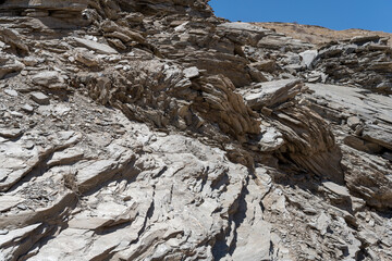 Fototapeta na wymiar rocks formation at Kuiseb pass viewpoint in Naukluft desert, Namibia