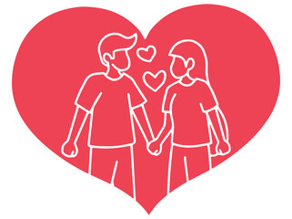 Romantic Couple Valentine Day Decoration
