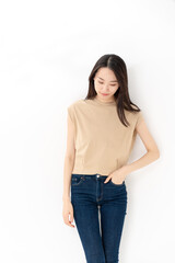 Obraz premium 若い女性のポートレート 