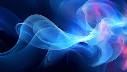 Fototapeta premium Aestethic dynamic blue background