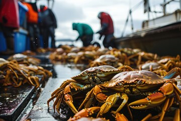 From Sea to Market: Experience the Flavors of Alaska with the Freshest Crab Harvested from the Pristine Waters of the United States Coast.