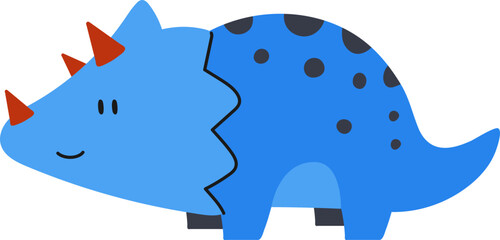 Cute Colorful Cartoon Dinosaur © Demolab