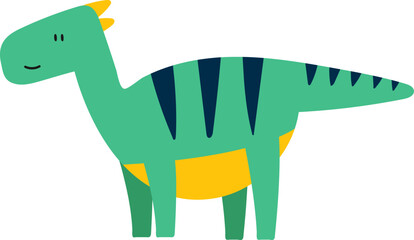 Cute Colorful Cartoon Dinosaur © Demolab