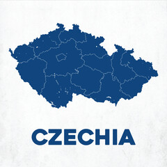 Detailed Czechia Map