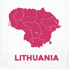 Detailed Lithuania Map