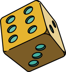 サイコロ（dice）(PNG)