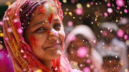Family, friends, and vibrant colors come together in a joyous Holi gathering