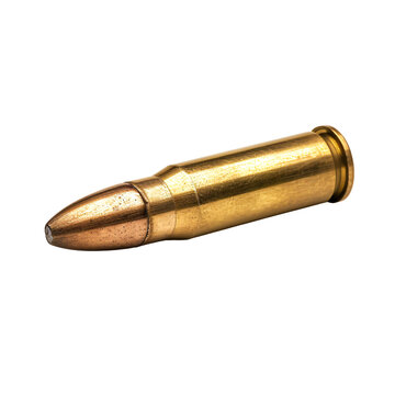 firearm bullet isolated on a transparent background, pistol magazine ammo PNG, Ammunition