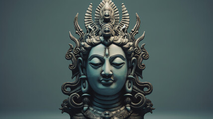 Face of Hindu God