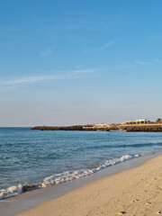 
Jeju scenery with blue sea and sky.