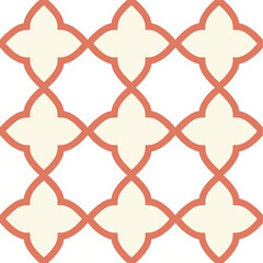 Naklejka premium beautiful seamless pattern design for decorating, backdrop, fabric, wallpaper, wrapping paper, and etc. 