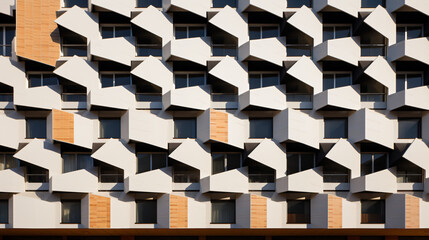 Geometric facade