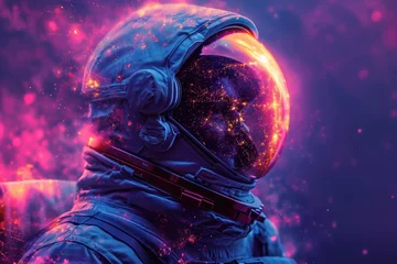 Poster  Cosmic Astronaut Neo-Pop © daisy