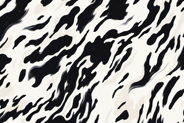 Black and white cow spot, cow patterns .Modern stylish texture. The tiger cotton chintz.