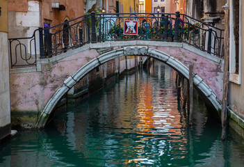 Fototapeta na wymiar The Magical City center of Venice