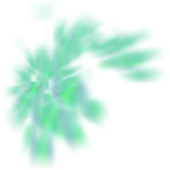 An abstract transparent glitch art iridescent blur texture design element.