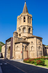 Fototapeta na wymiar Romanesque Church of Santa María la Real, Sangüesa , Navarra, Spain