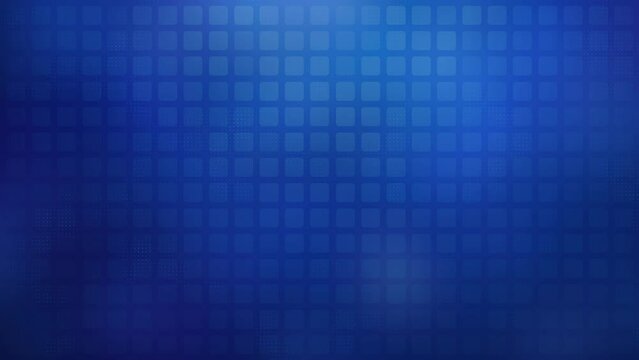 Abstract blue grid with flowing liquid background, smooth soft backdrop animation