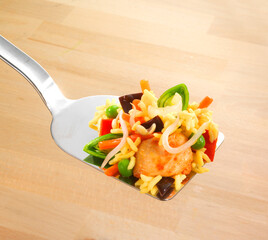 Asia, NasiGoreng, Heber, reis, Sojasprossen, Edamane, Paprika,