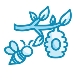 Obraz premium Bumblebee Icon