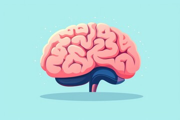 Creative brain symbol 3D icon, brainstorming ideation techniques. Creativity sessions and mind mapping. Divergent and convergent lateral thinking. Brainstrom Nominal Group Technique (NGT) Illustration