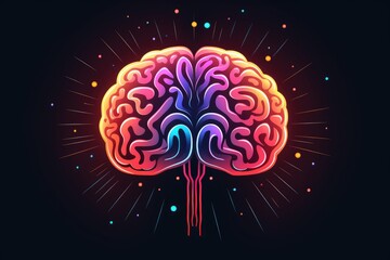 Creative brain vector, brainstorming, idea generation, vectors artificial intelligence, machine learning, and data science mind, conceptual brain vectors conveying innovative and smart ideas mind axon