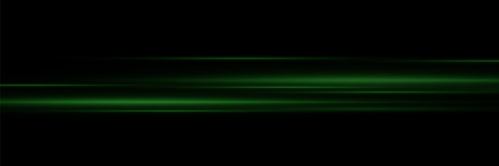 Movement of lines and light glare. On a black background.