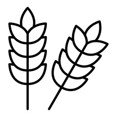   Grain line icon