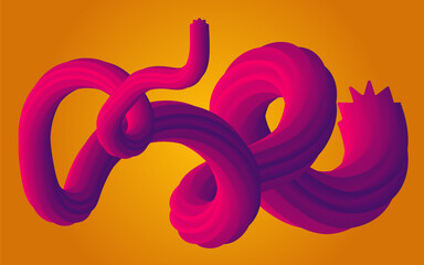 Fototapeta premium 3d render of molecule