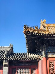 chinese temple roof