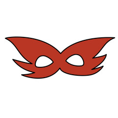 superhero mask vector element