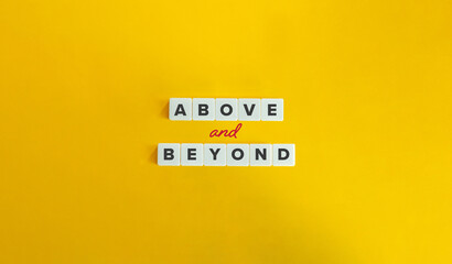 Above and Beyond Phrase.